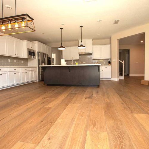 Hardwood Flooring Installation in Kitchen by Nielson Fine Floors