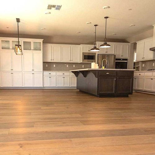 Hardwood Flooring Installation in Kitchen by Nielson Fine Floors